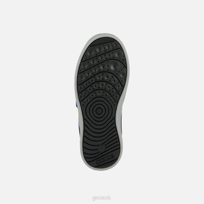 8ZHJ1307 šedá/kráľovská Geox arzach chlapec