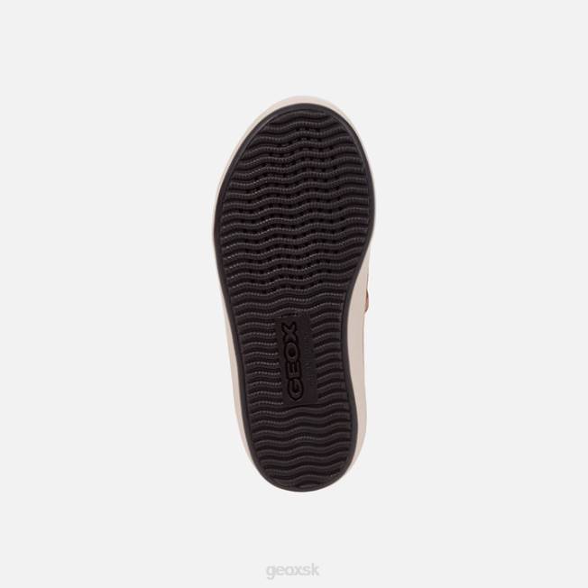 8ZHJ1343 Je hnedá/čierna Geox gisli chlapec