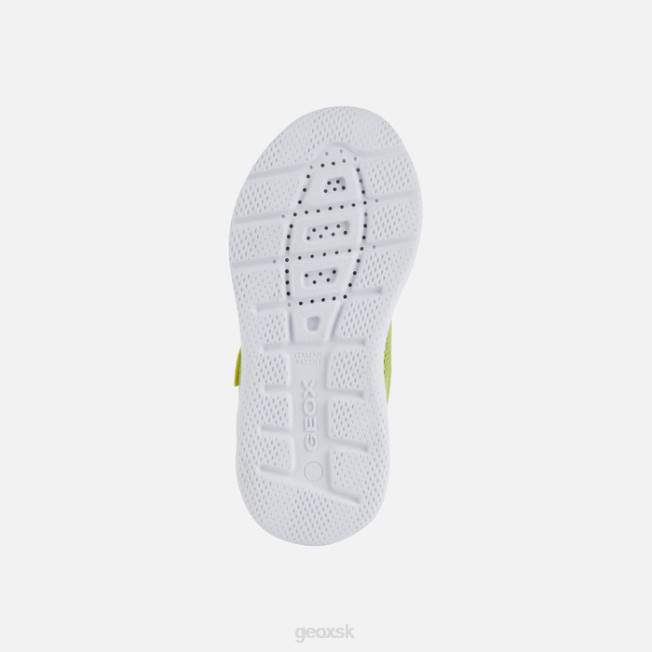 8ZHJ1351 limetková/čierna Geox šprintér junior