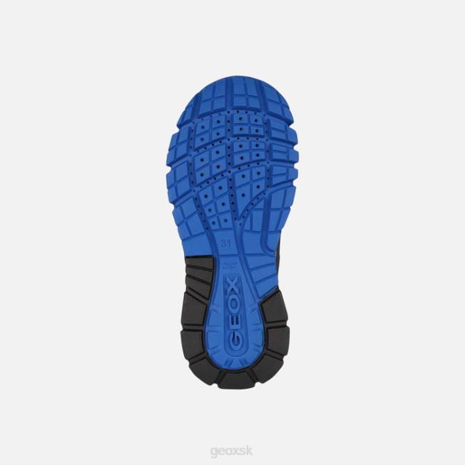 8ZHJ1355 kráľovská/žltá Geox montrack abx chlapec