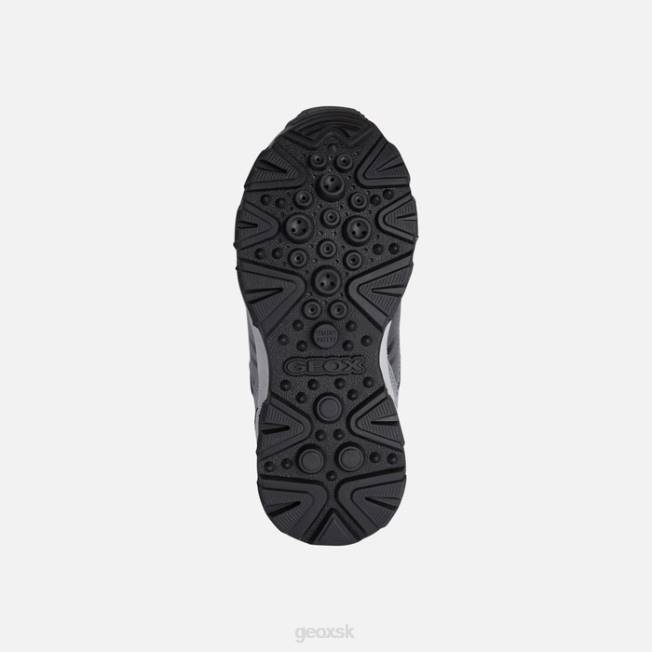 8ZHJ1364 čierna/červená Geox magnetar chlapec