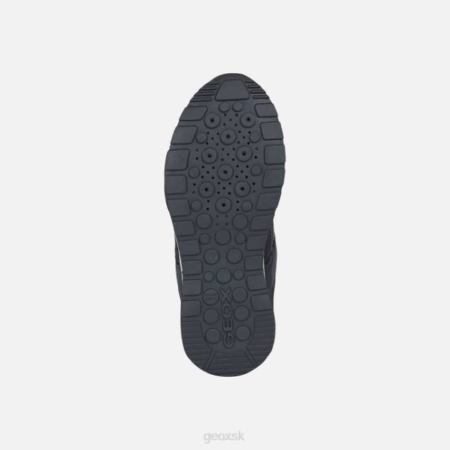 8ZHJ1368 námornícka/tmavosivá Geox alfier chlapec