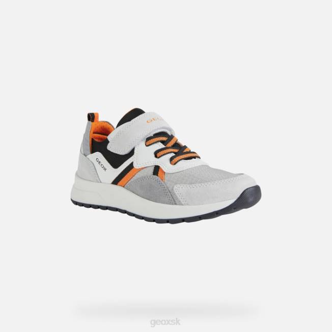 8ZHJ1393 biely Geox briezee chlapec