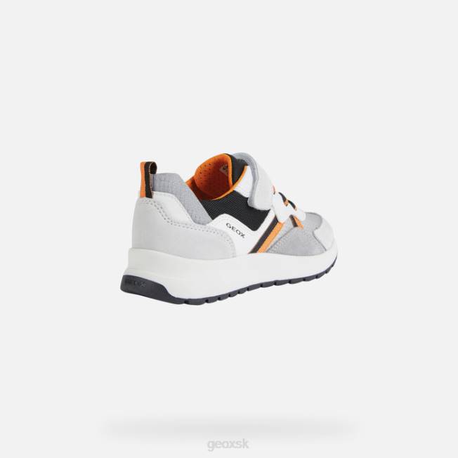 8ZHJ1393 biely Geox briezee chlapec