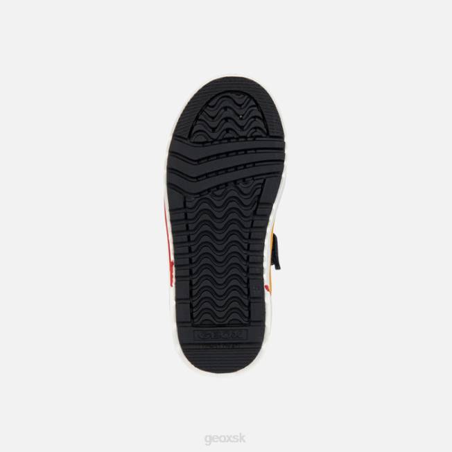 8ZHJ1951 žltá/námorná Geox abecedný chlapec