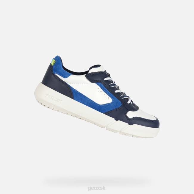 8ZHJ1952 biela/námornícka Geox hyroo chlapec