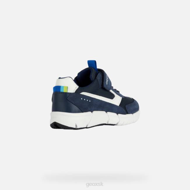 8ZHJ1968 námornícka/biela Geox flexyper chlapec