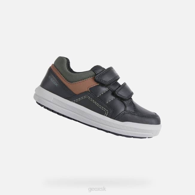 8ZHJ1972 čierna/hrdzavá Geox arzach chlapec 8ZHJ1972 čierna/hrdzavá Geox arzach chlapec