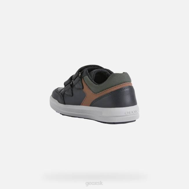 8ZHJ1972 čierna/hrdzavá Geox arzach chlapec