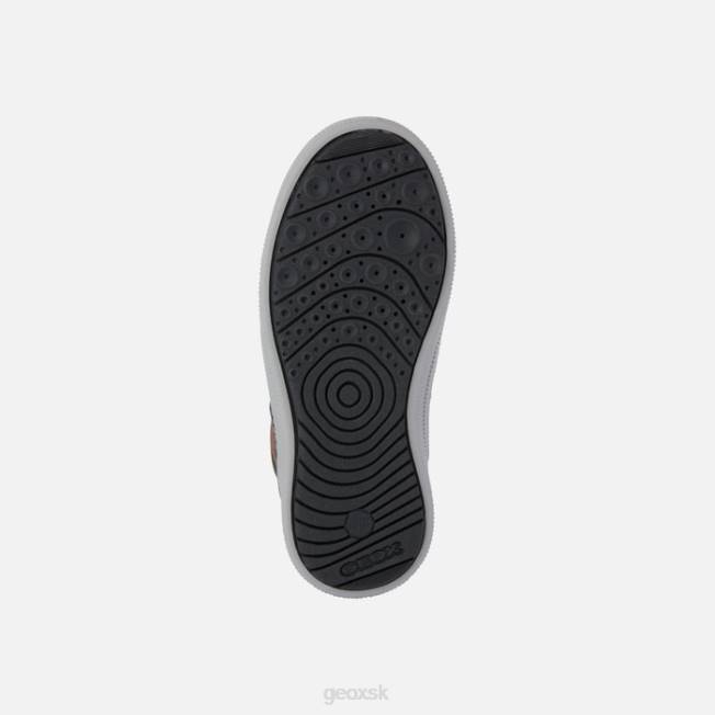 8ZHJ1972 čierna/hrdzavá Geox arzach chlapec