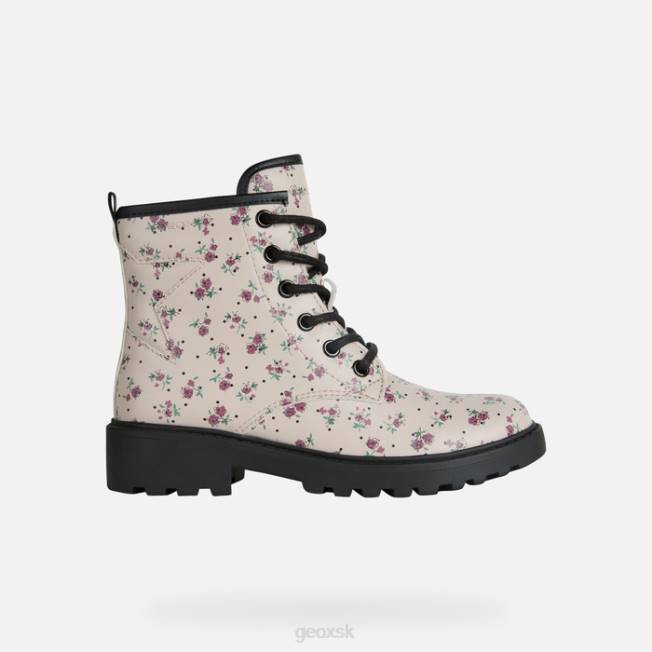 8ZHJ1026 svetlá ruža Geox casey dievča