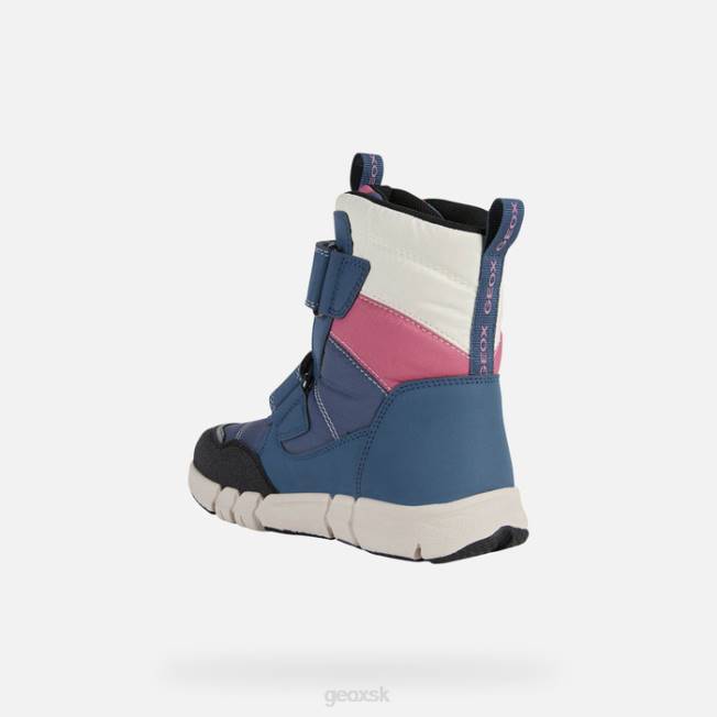 8ZHJ1042 avio/fuchsia Geox flexyper abx junior