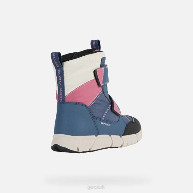 8ZHJ1042 avio/fuchsia Geox flexyper abx junior