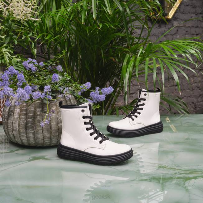 8ZHJ1168 biely Geox phaolae dievča