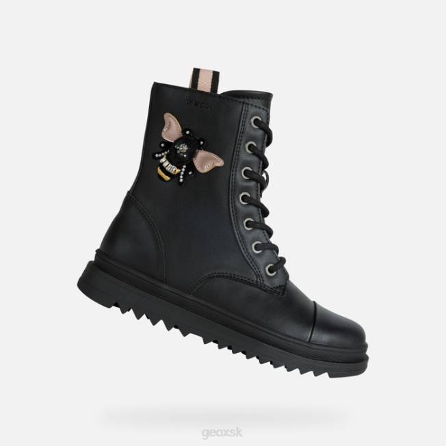 8ZHJ1205 čierna Geox gillyjaw dievča