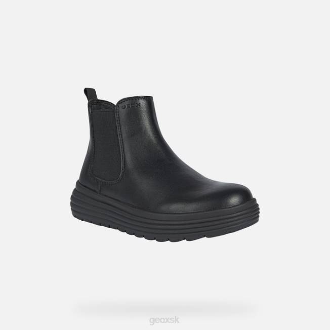 8ZHJ1136 čierna Geox phaolae dievča