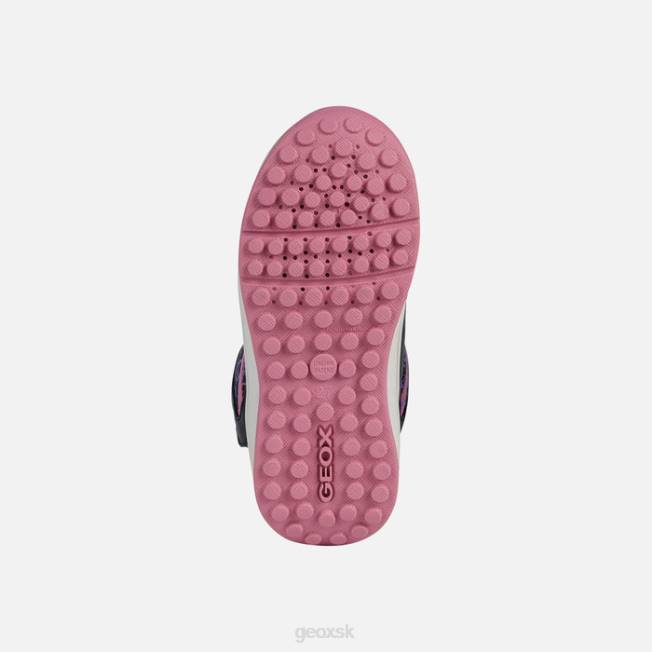 8ZHJ1254 čierna/fuchsiová Geox roby dievča