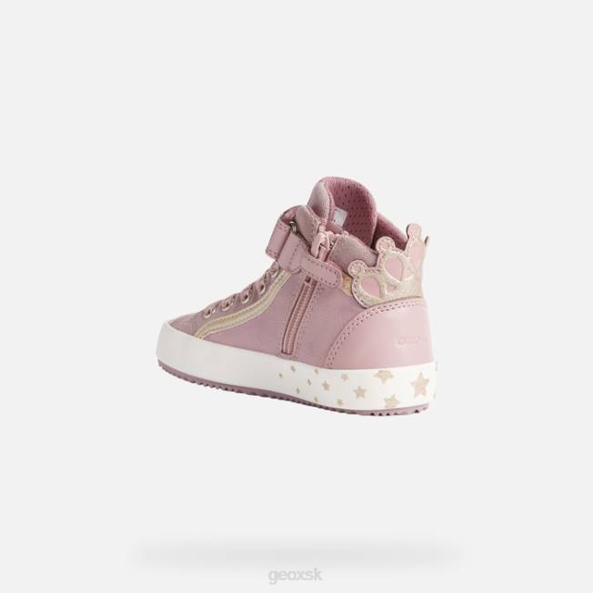8ZHJ1148 ružová/platinová Geox kalisperské dievča