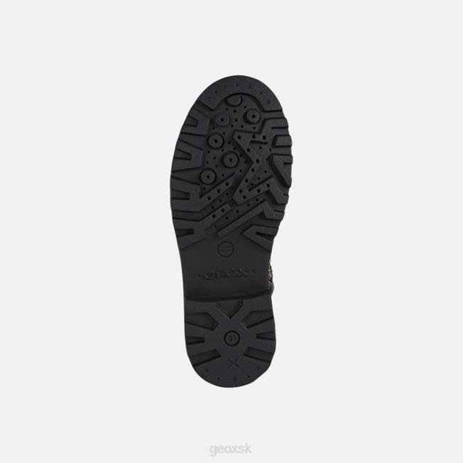 8ZHJ1200 čierna/viacfarebná Geox casey dievča