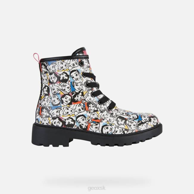 8ZHJ1201 biela/viacfarebná Geox casey dievča