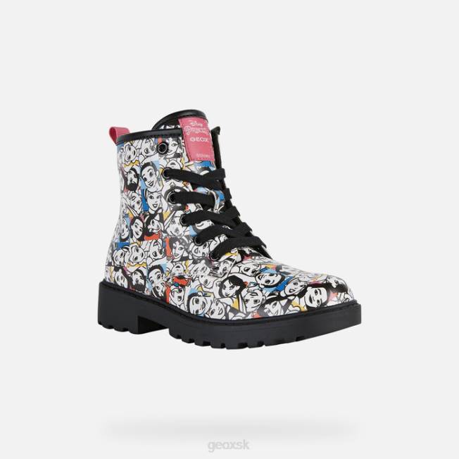 8ZHJ1201 biela/viacfarebná Geox casey dievča