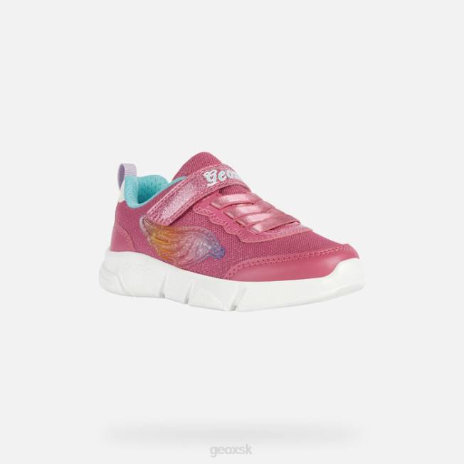8ZHJ1081 fuchsiová/viacfarebná Geox aril dievča