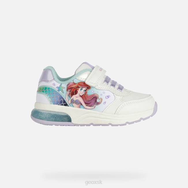 8ZHJ1114 biele/vodné more Geox dievča z vesmírneho klubu