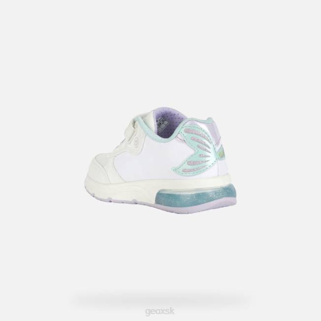 8ZHJ1114 biele/vodné more Geox dievča z vesmírneho klubu