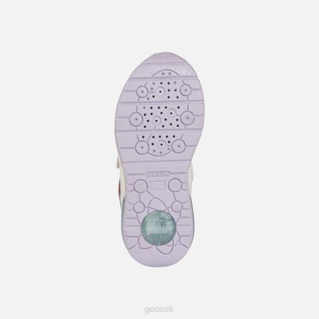 8ZHJ1114 biele/vodné more Geox dievča z vesmírneho klubu