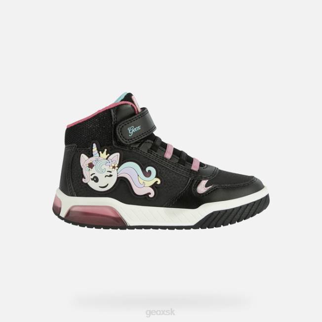 8ZHJ1117 čierna/viacfarebná Geox inek dievča