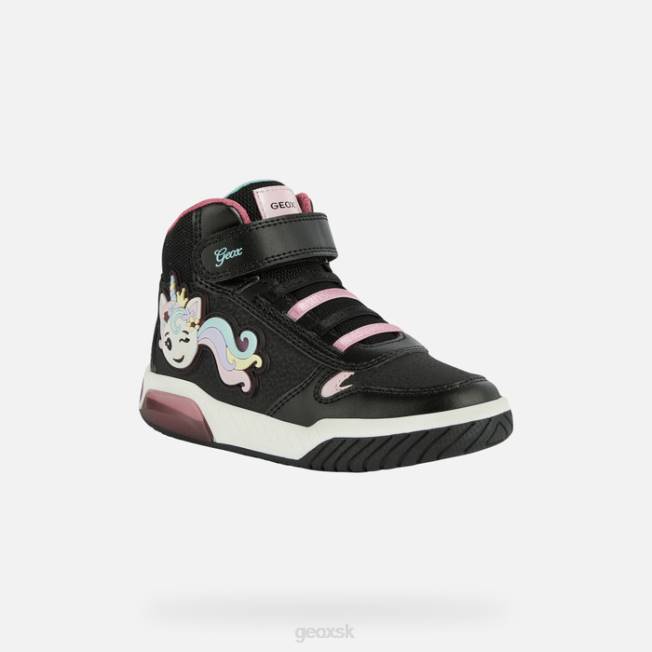 8ZHJ1117 čierna/viacfarebná Geox inek dievča