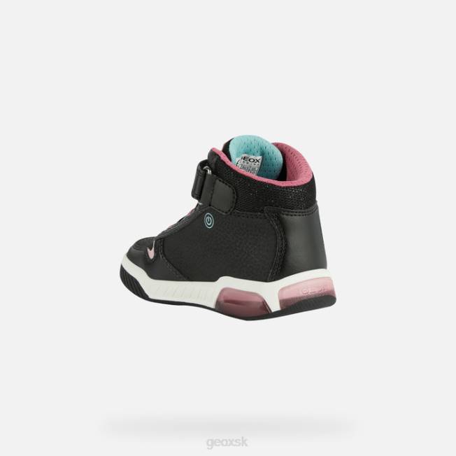 8ZHJ1117 čierna/viacfarebná Geox inek dievča