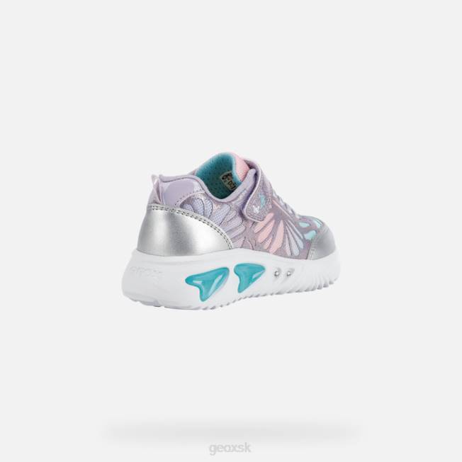 8ZHJ1175 striebro/orgován Geox asistenčné dievča