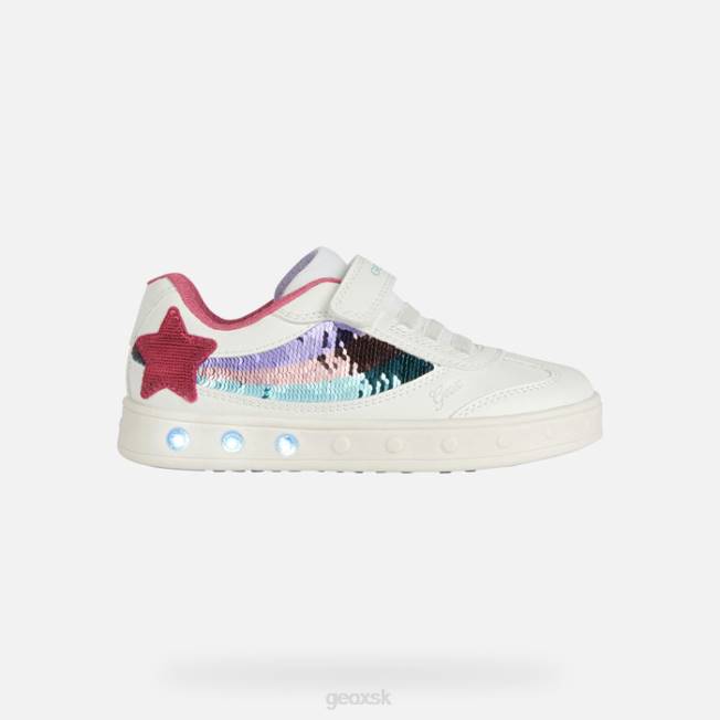 8ZHJ1879 biela/viacfarebná Geox panoráma dievča