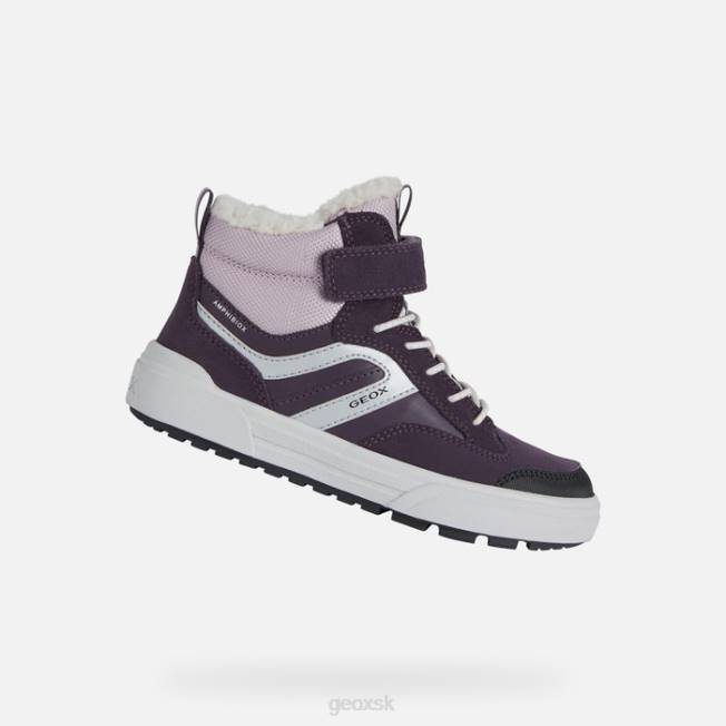 8ZHJ1067 fialová/ružová Geox weemble abx junior