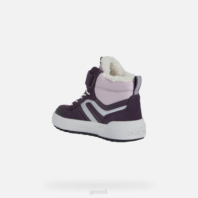 8ZHJ1067 fialová/ružová Geox weemble abx junior