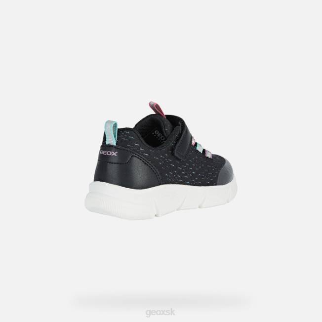 8ZHJ1089 čierna/viacfarebná Geox aril dievča