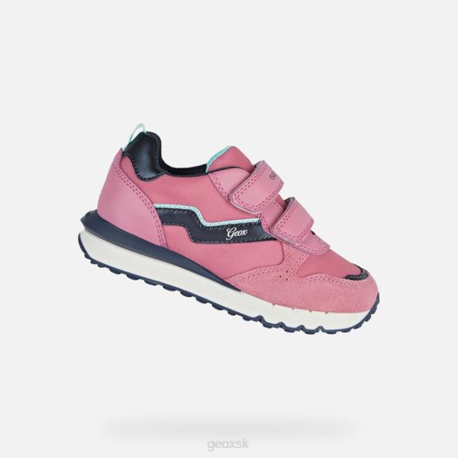 8ZHJ1094 fuchsiová/námornícka Geox posty dievča