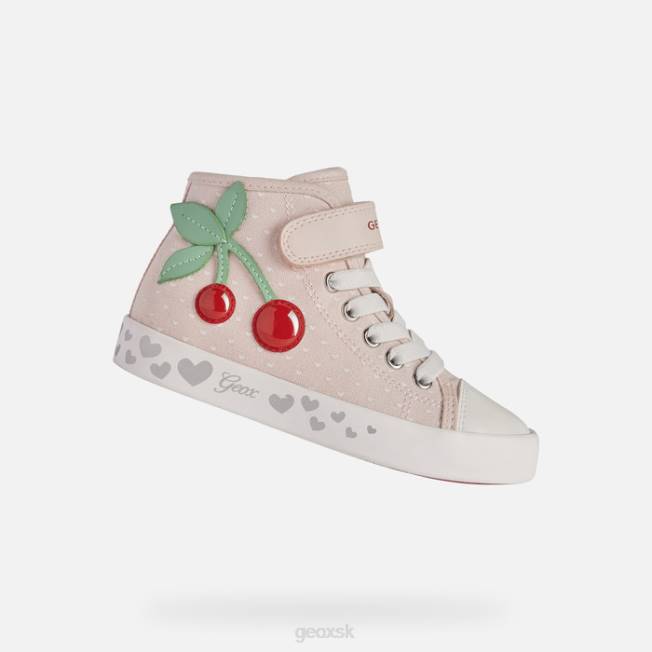 8ZHJ1154 svetlá ruža Geox ciak dievča