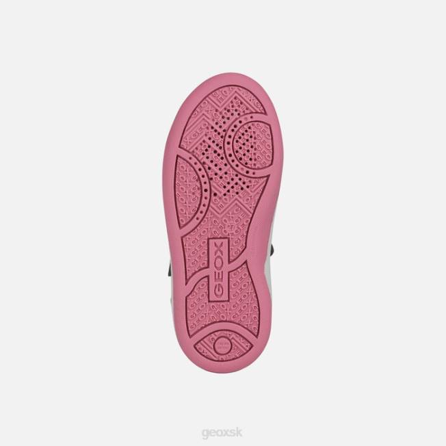 8ZHJ1157 tmavé striebro/fuchsiová Geox maltinské dievča