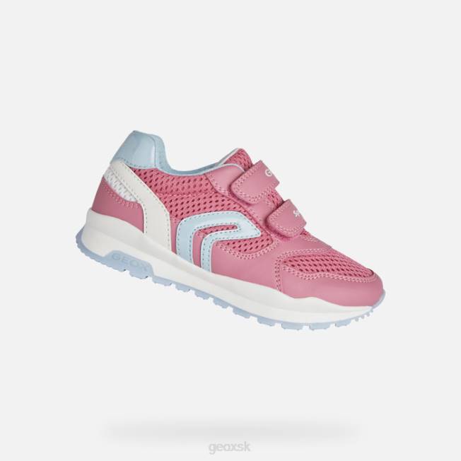 8ZHJ1189 fuchsiová/akva Geox pavel dievča