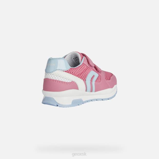 8ZHJ1189 fuchsiová/akva Geox pavel dievča