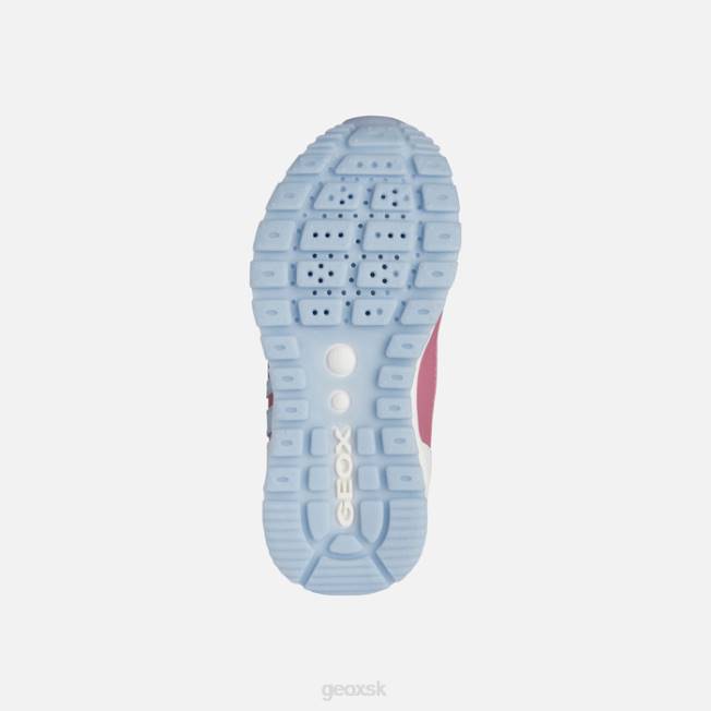 8ZHJ1189 fuchsiová/akva Geox pavel dievča