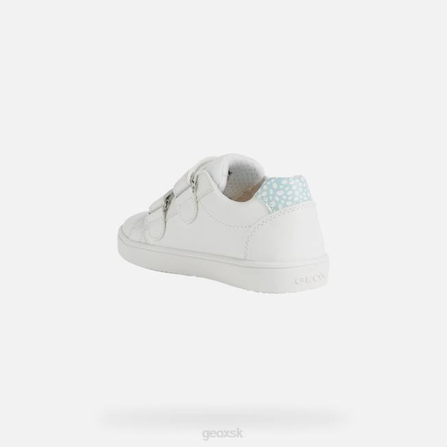 8ZHJ1210 biely Geox dievča kathe