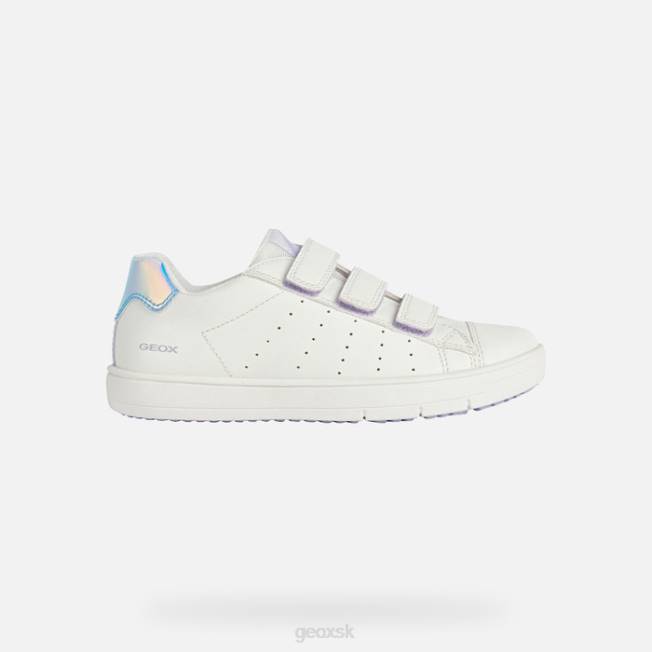 8ZHJ1878 biela/dúhová Geox silenex dievča