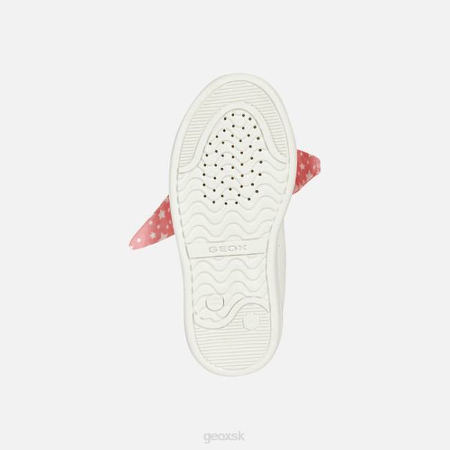 8ZHJ1890 biela/svetlý koral Geox djrock dievča