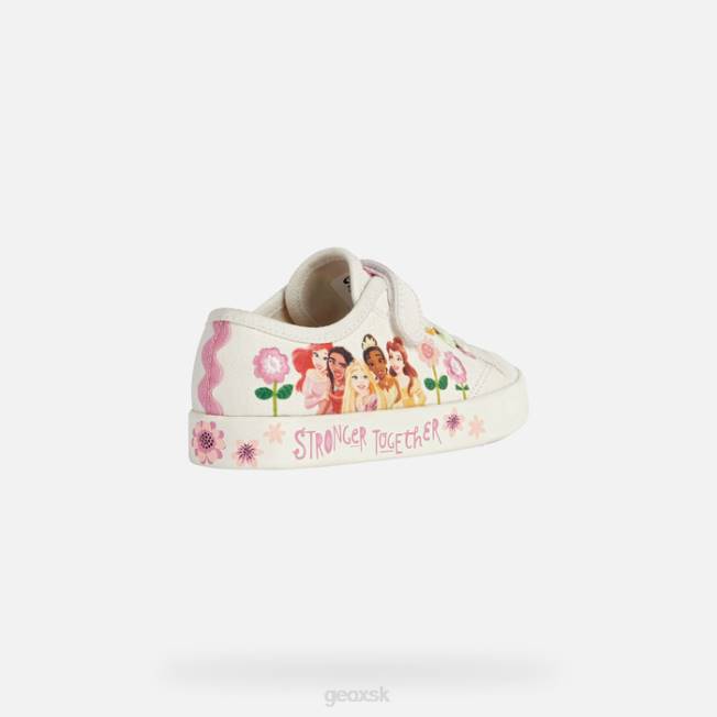 8ZHJ1892 svetlá slonovina Geox ciak dievča