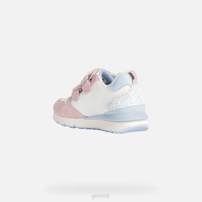 8ZHJ1907 biela ruža Geox posty dievča