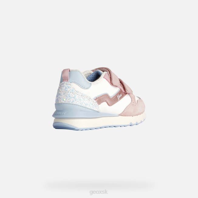 8ZHJ1907 biela ruža Geox posty dievča