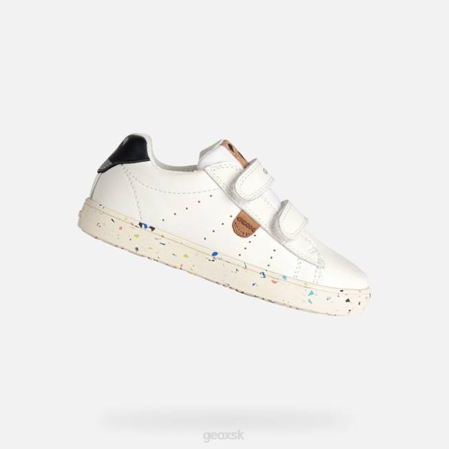 8ZHJ1909 biely Geox dievča kathe